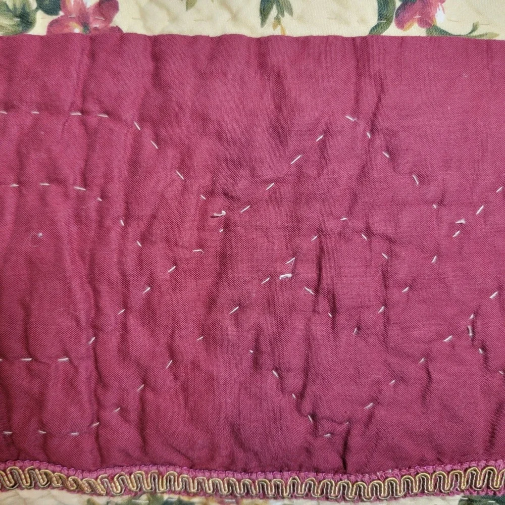 Waverly Garden Room Twin Floral Manor Patchwork Quilt Cotton Country Cottagecore